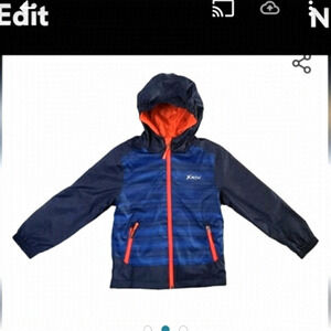 Fleece lined jacket Light Rain Jacket,  XMTN Boys Size 4/5